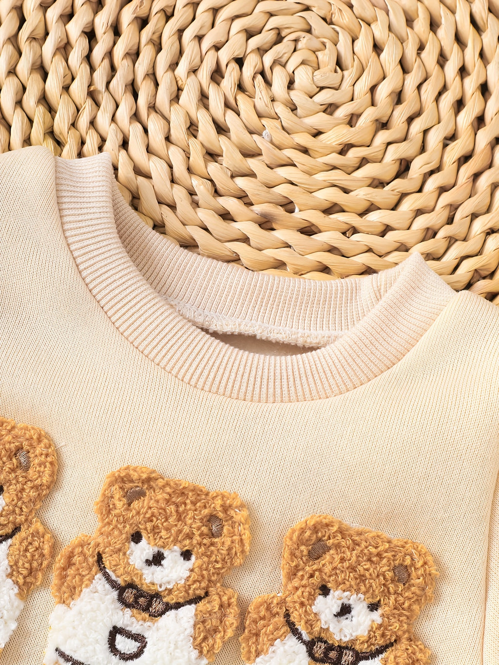 "Happy Bear" Premium Baby Loungewear Set – 2-Delig