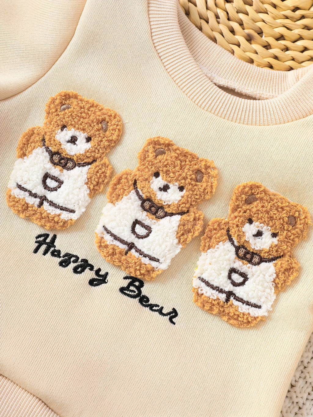 "Happy Bear" Premium Baby Loungewear Set – 2-Delig